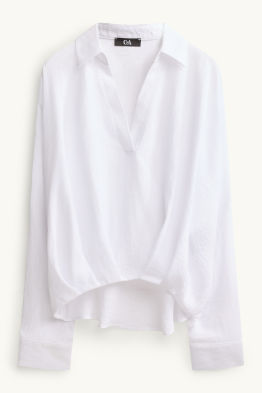 Blusa con scollo a V