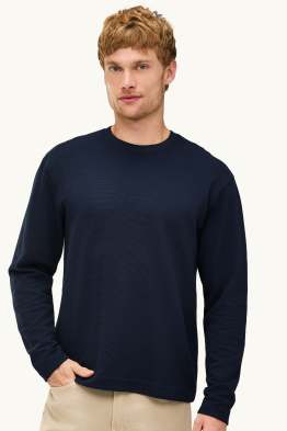 Samarreta de mànigues llargues - relaxed fit - acanalada