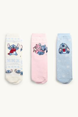 Multipack 3 perechi - Lilo & Stitch - șosete cu motive