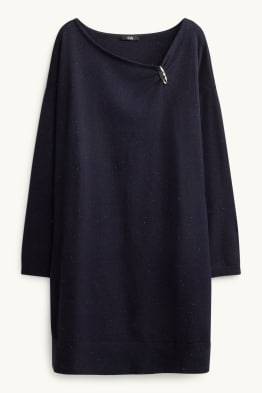 Strickkleid - Glanz-Effekt