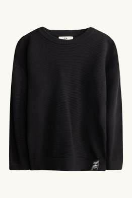 Pullover - gerippt