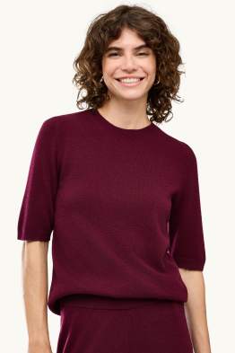 Maglione in cashmere - a maniche corte