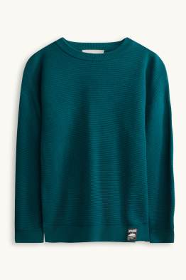 Pullover - gerippt