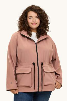 Softshelljas met capuchon - waterafstotend - 4-Way-Stretch