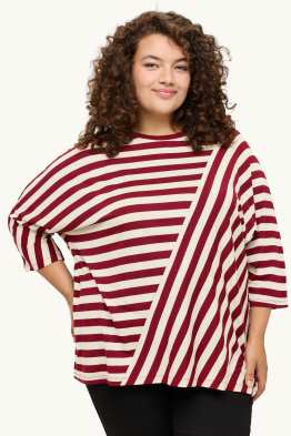 T-shirt - regular fit - gestreept