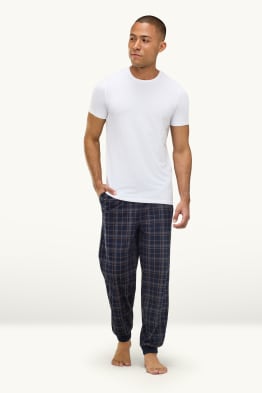 Pantaloni de pijama - în carouri