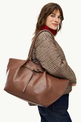 Geantă shopper mare - imitație de piele