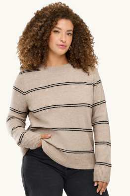 Pullover - gestreift