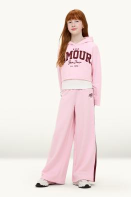 Set - hoodie, top en joggingbroek - 3-delig