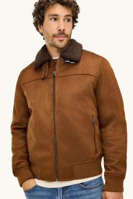 Chaqueta de borrego - antelina