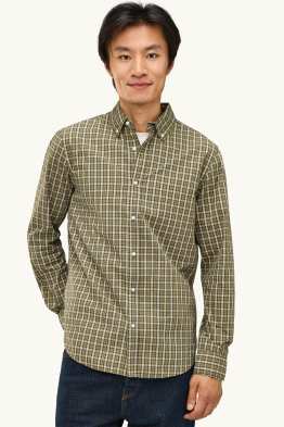 Camicia - regular fit - button down - a quadretti