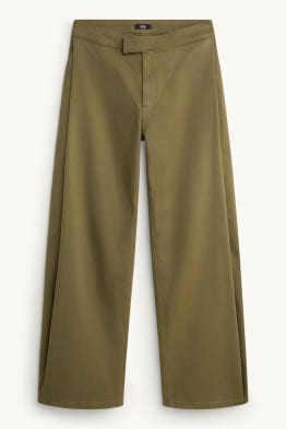 Stoffhose - High Waist - Barrel Leg