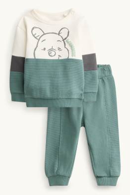 Winnie l’ourson - tenue pour bébé - finition côtelée - 2 pièces
