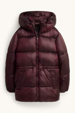 Steppjacke mit Kapuze - gefüttert