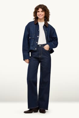 Wide Leg Jeans - high waist