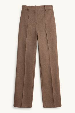Pantaloni business in twill - vita media - straight fit