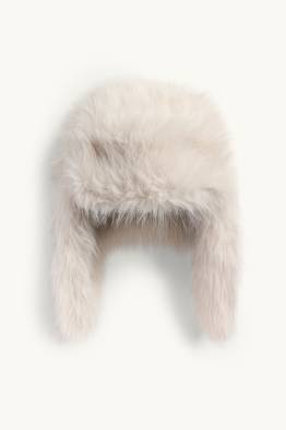 Gorra de aviador de pelo sintético