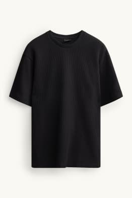 Samarreta de mànigues curtes - relaxed fit - de canalé