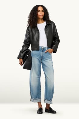 Barrel Jeans - high waist