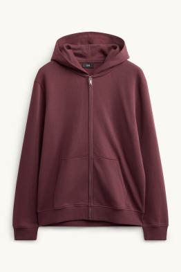 Zip-through hoodie