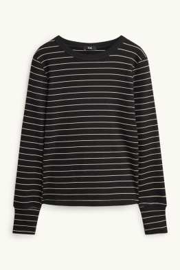 Samarreta de mànigues llargues - slim fit - de ratlles