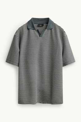 Polo - relaxed fit - de ratlles