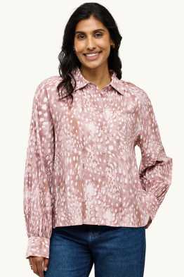 Overhemdblouse - met patroon