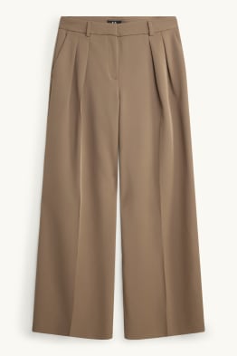 Pantalon de bureau - high waist - wide leg