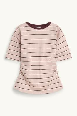 T-Shirt - Slim Fit - gestreift