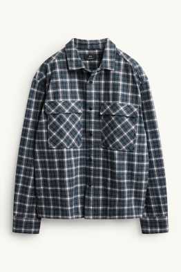 Chemise - relaxed fit - col kent - à carreaux