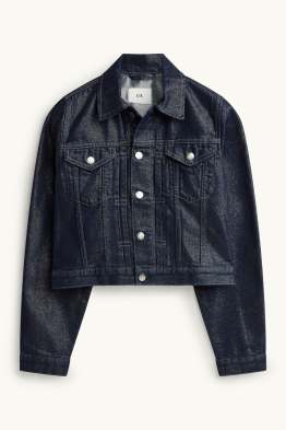 Denim jacket - shiny