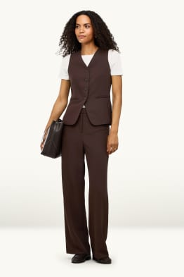Pantaloni office - talie înaltă - regular fit