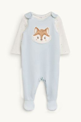 Volpe e stelle - set con tutina - 2 pezzi
