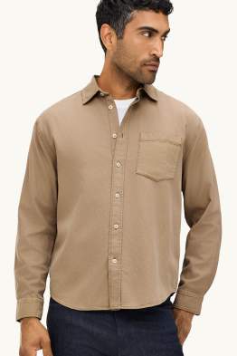 Camicia - relaxed fit - collo all'italiana
