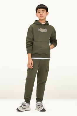 Set - hoodie and cargo joggers - 2 piece