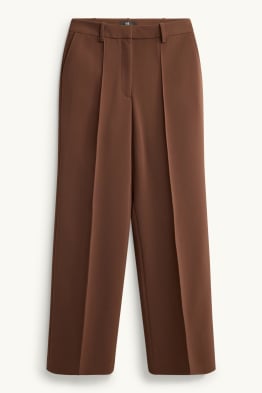 Pantalon de bureau - high waist - straight fit