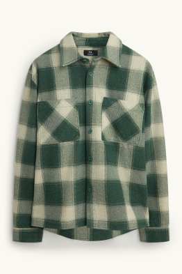 Chemise - relaxed fit - col kent - à carreaux