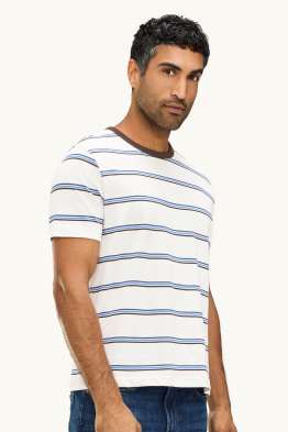 T-shirt - relaxed fit - gestreept
