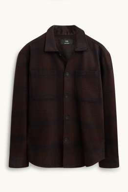 Chemise - relaxed fit - col kent - à carreaux