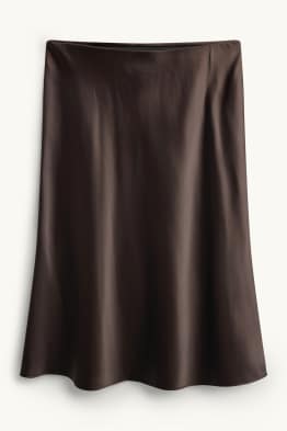 Satin skirt