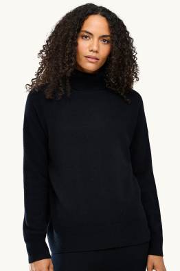 Pull à col roulé en cachemire