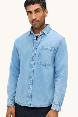 Jeans-Hemdjacke - Relaxed Fit - Kent