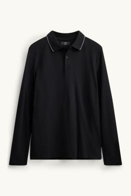 Polo à manches longues - slim fit