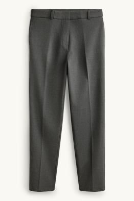 Cloth trousers - mid-rise waist - slim fit
