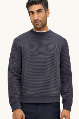 Sweatshirt - gerippt