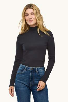 Maglia a maniche lunghe - slim fit - a coste