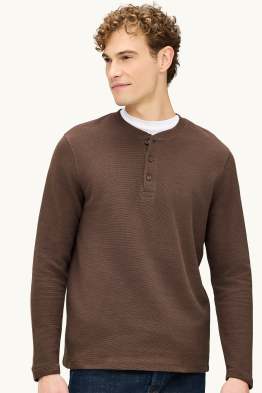 Samarreta de màniga llarga - regular fit - texturada