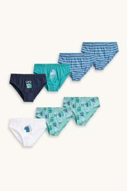 Set van 7 - dinosaurus - slip