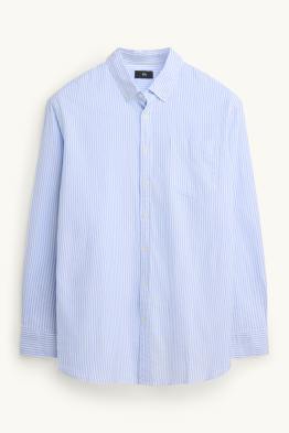Hemd - Regular Fit - Button-down - gestreift