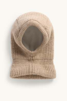 Kukla Balaclava pro miminka - žebrovaná